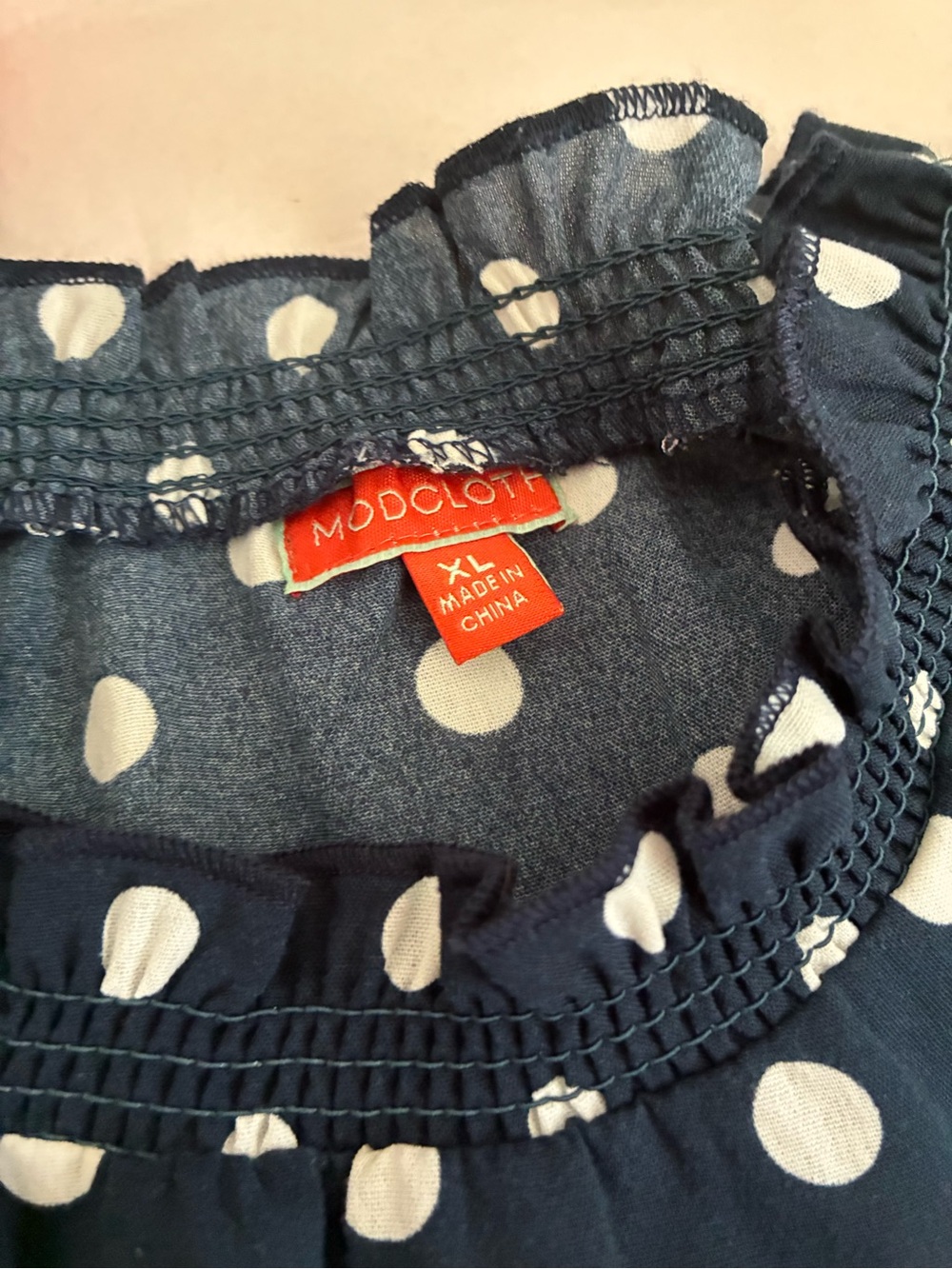 ModCloth polka dot dress with pockets - Picture 4 of 5